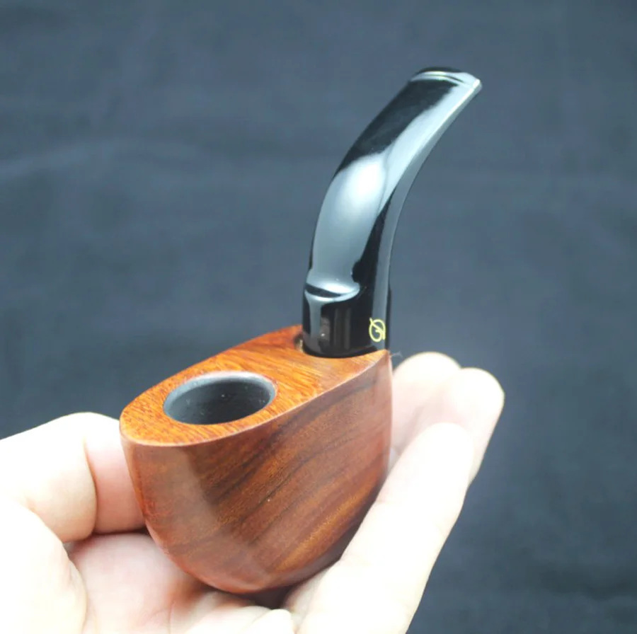 16 Pipe Tool Mini Pocket Handmade Natural Rose Wood Bowl Tobacco Smoking Pipe 