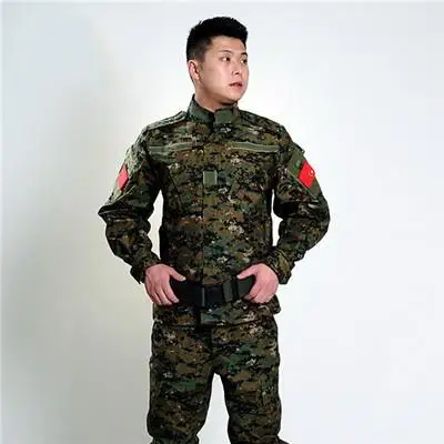 Камуфляжный военный тактический для страйкбола и пейнтбола военная одежда BDU Боевая форма пальто и брюки костюмы с множеством отделений - Цвет: Jungle Digital