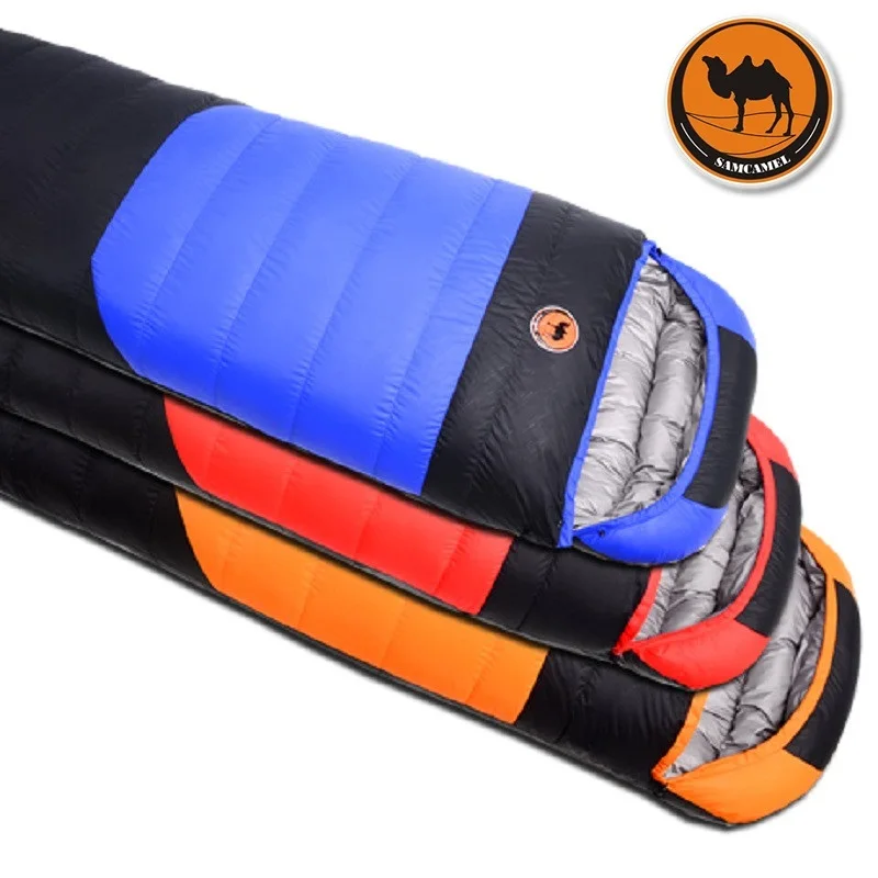 

2018 Camcel 1.5/1.7kgs Ultralight Camping Sleeping Bag Envelope White Duck Down Sleeping Bag Comfortably Goose Down Sleeping Bag
