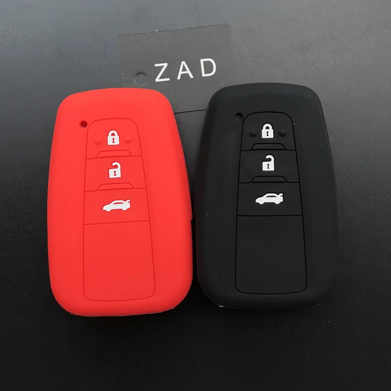 ZAD Silicone Car Key Cover Case For Toyota Camry 2017 2018 ...