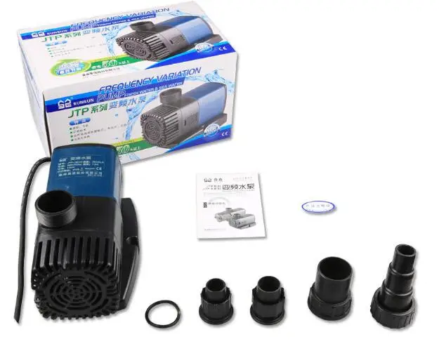 9000L/H Submersible Inline Water Pump for Aquarium Fish Tank