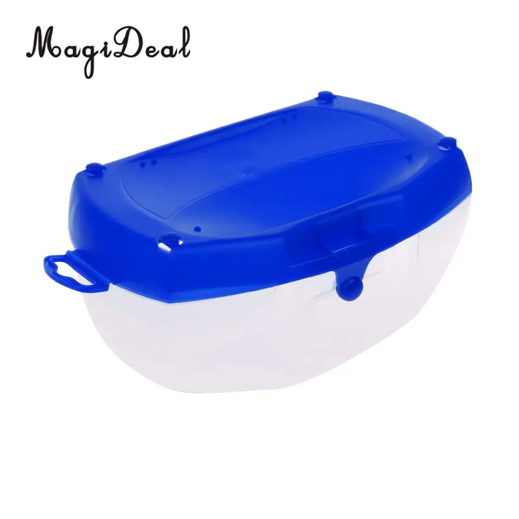  2Pcs Plastic Diving Mask Storage Box Snorkeling Goggles Swimming Glasses Lenses Hard Case Scuba Dive Gear Protective Container