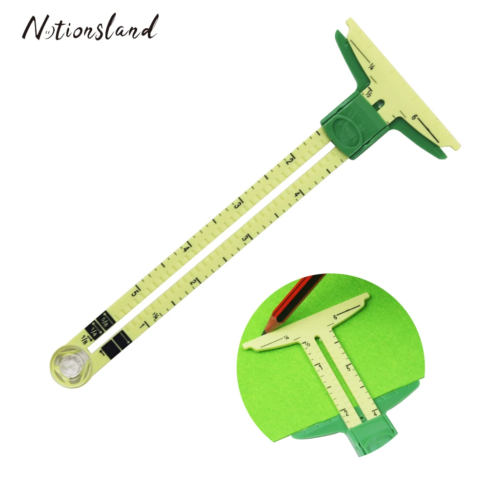 1PC Plastic Sewing Measuring Gauge Quilting Rulers Sewing Crafts