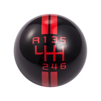 

Car Gear Shift Knob 6 Speed Ball Shape Gear Head Resin Transmission Shifter
