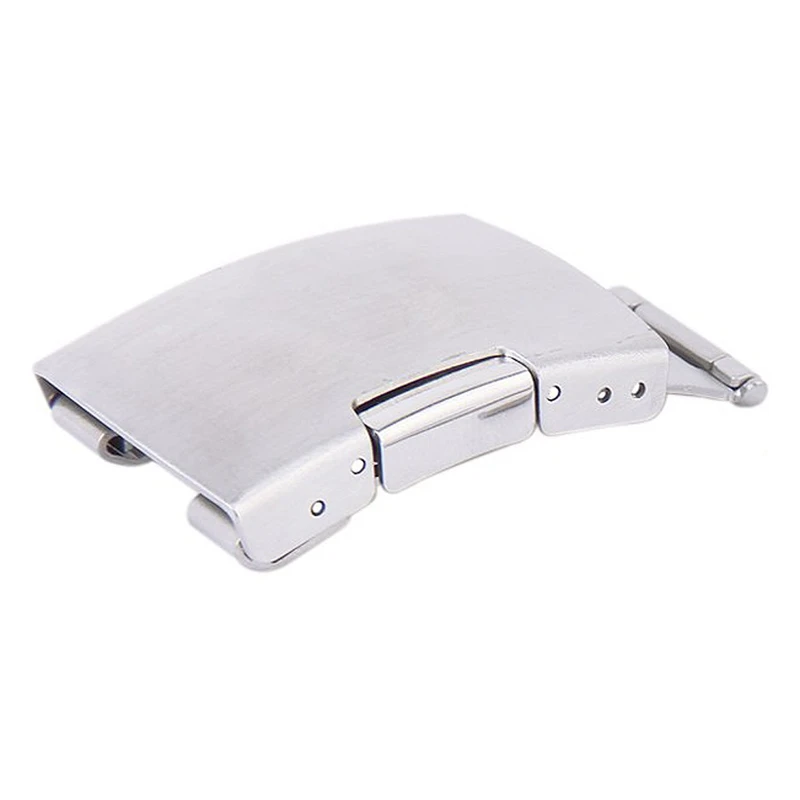 

Stainless steel folding clasp with flap and buckle fit 22mm Watchband Strap