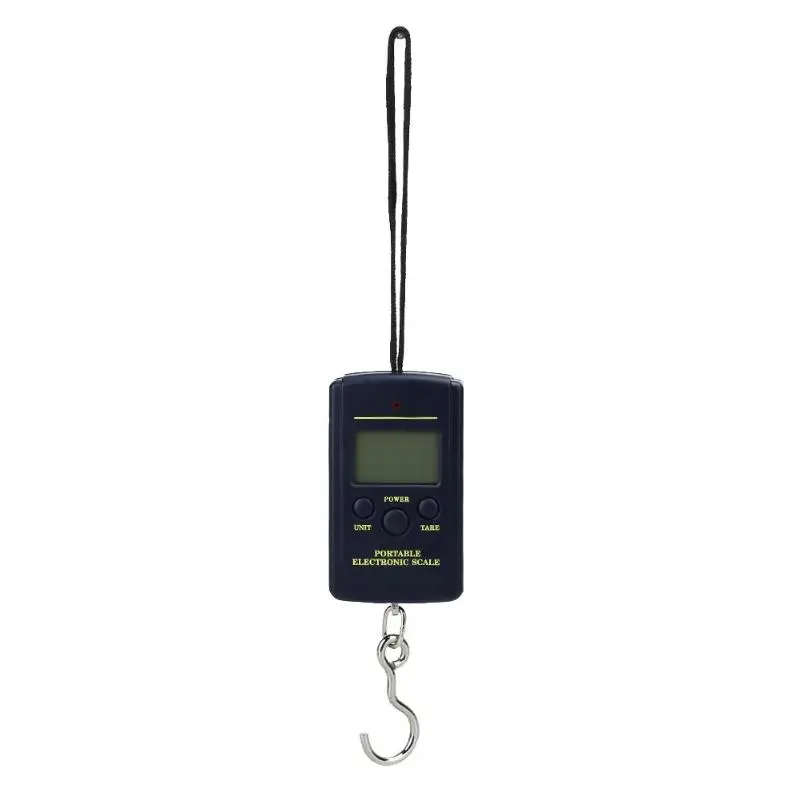 Портативный светодиодный 40 кг/10 г Электронный подвесной рыболовный цифровой карманный крючок весы