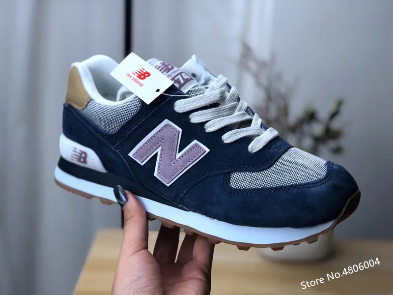 Оригинальные женские кроссовки NEW BALANCE NB574 в стиле ретро; спортивная обувь для отдыха и бега; Размеры 35-39