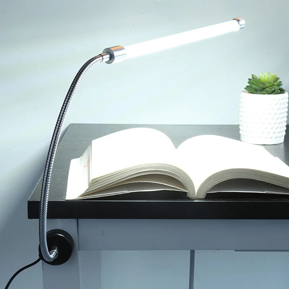 

LEDs Eye Protect Light Table Lamp Stepless Dimmable Bendable Magnet desk lamp USB Powered Touch Sensor Control reading desk lamp