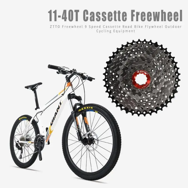 9 скоростная кассета 11-40 T широкого соотношения Freewheel горный велосипед MTB велосипед Кассетный Маховик Звездочка совместима с sunracing