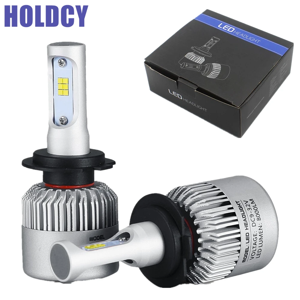 

HoldCY H7 LED Car Headlight Bulb Single Beam Led Headlights 72W 8000LM 6500K Automobile Led Head lamp DRL Fog Light Source 12v