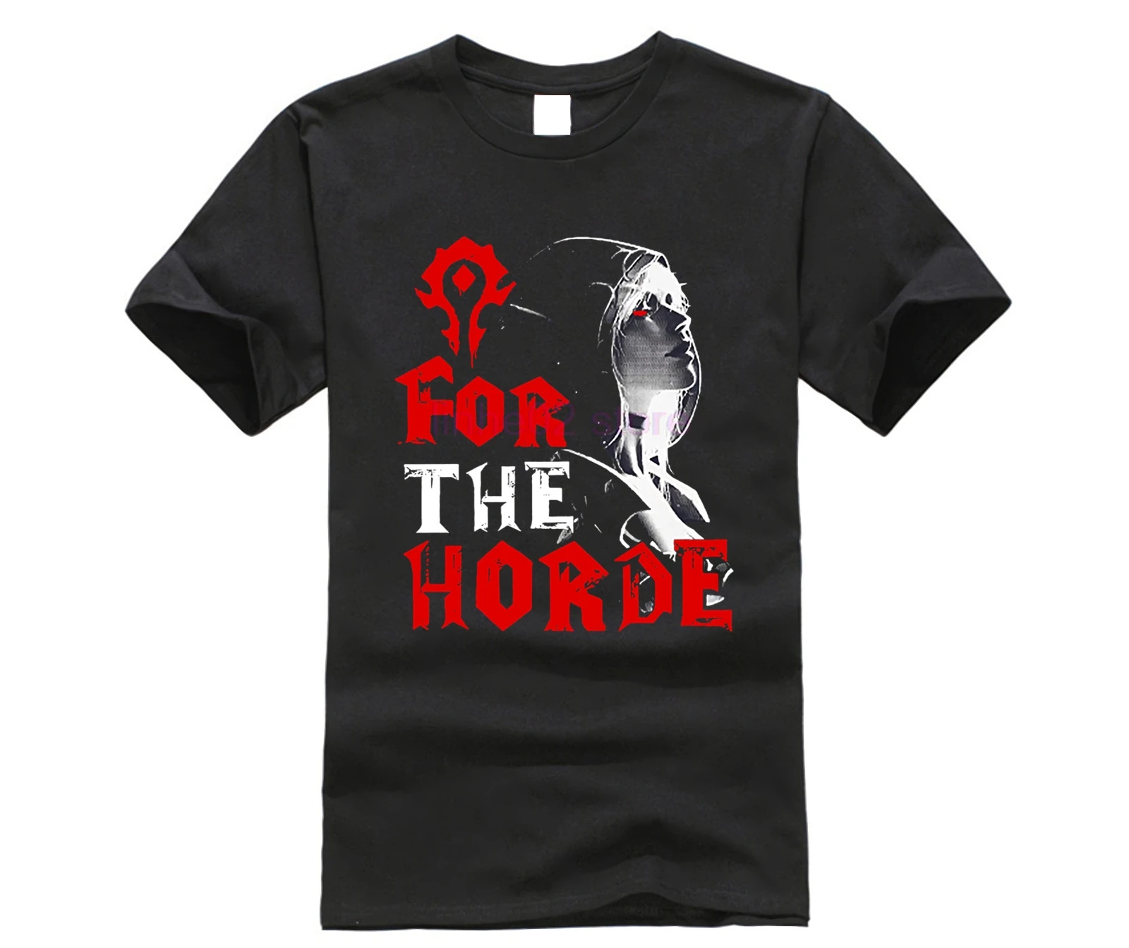 

For The Horde Sylvanas Windrunner WOW T-shirt-RT