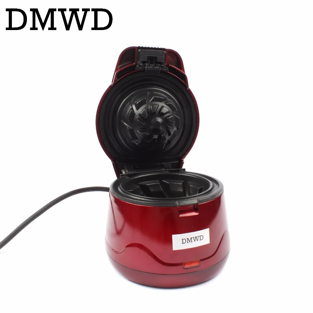 

DMWD Electric Ice Cream egg Waffle Bowl Maker machine Iron Mold Plate Machine Baker Nonstick Commercial egg cake oven gift EU US