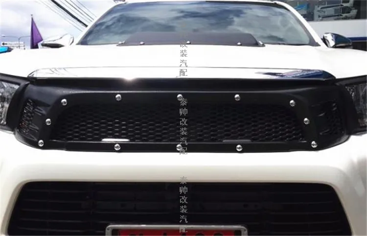 

car accessories for Revo grills ABS black front grill suitable Revo wildtrak 2015-2017 pickup Revo decorative grills free ship