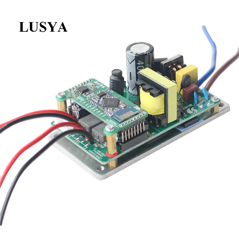 

Lusya TPA3116 Bluetooth Digital Power Amplifier Board dual channel stereo 2*60W Audio Amplifier Board for 4-8 speaker T0115