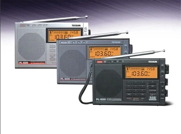

TECSUN PL-600 Full-band Synthesized Stereo Digital tuner tunning AM FM LW SW SSB Shortwave Portable Radio with clock