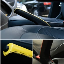 Авто ШЕСТЕРНЯ Рычаг ручной тормоз крышка для Mercedes-Benz Новый Smart Fortwo ForFour 453 внутренняя отделка автомобиля аксессуары модификация