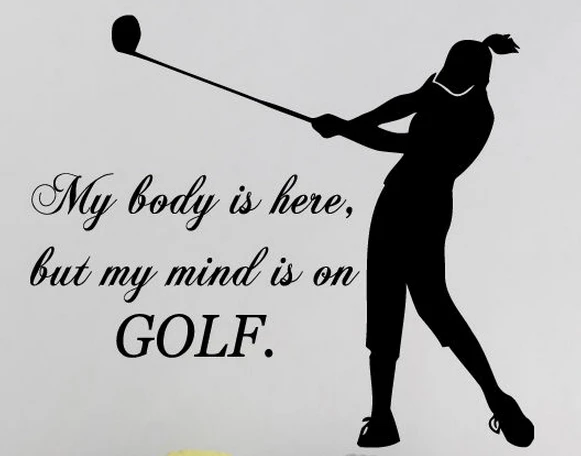 Golf Quotes For Ladies Golfter Vinyl Wall Decal Sport Girl Quote Golf Player Gym Art Wall Sticker  Golf Centre Wall Sticker Bedroom Home Decoration|Home Decor|Art Wall  Stickervinyl Wall Decals - Aliexpress