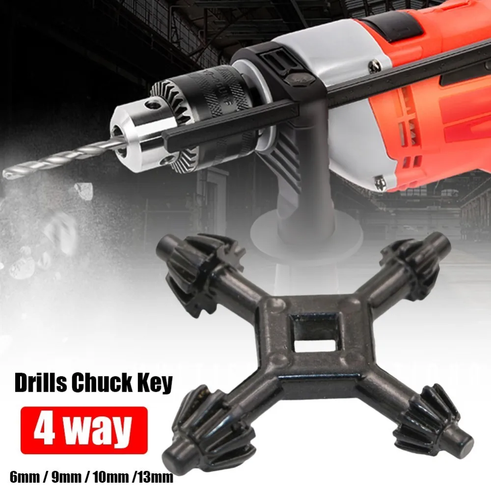 Buy Universal 4 In 1 Drill Chuck Keys Four Heads Drill