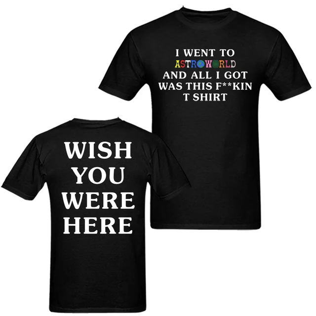 astroworld wish you were here t shirt mens and womens cotton you shirts