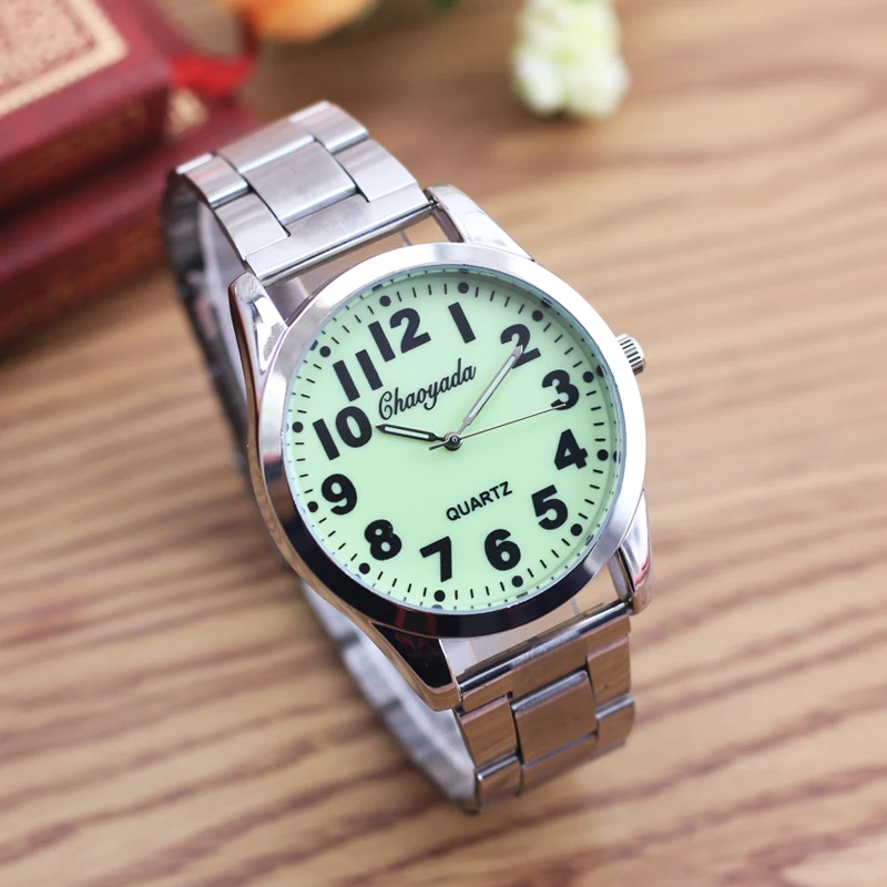 Топ бренд мужские светящиеся наручные часы водонепроницаемые Роскошные Кварцевые бизнес часы из нержавеющей стали военные часы мужские Relogio Masculino