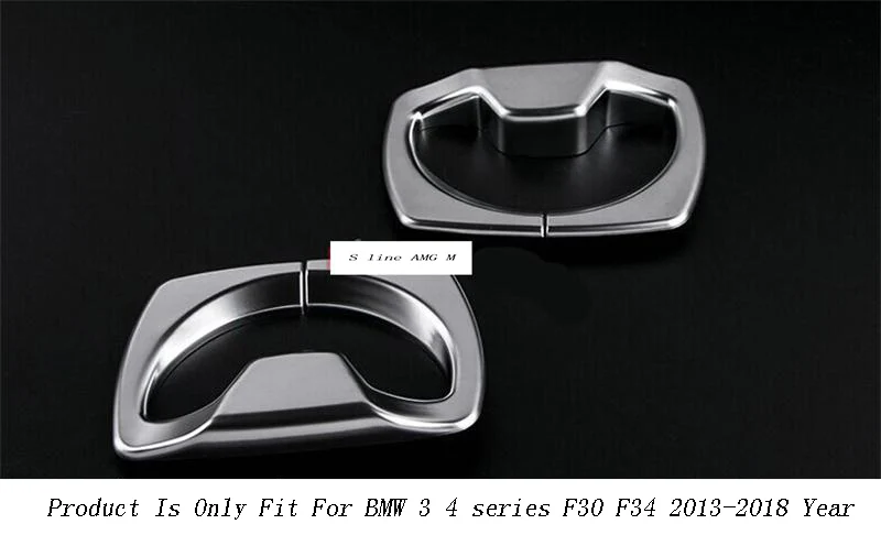 Автостайлинг; Безопасность ремень декоративная рамка обновление интерьера Накладка для BMW 3/4/5 серии f30 f34 f18 f10 X5 F15 авто аксессуары - Название цвета: For 3 4 series F30