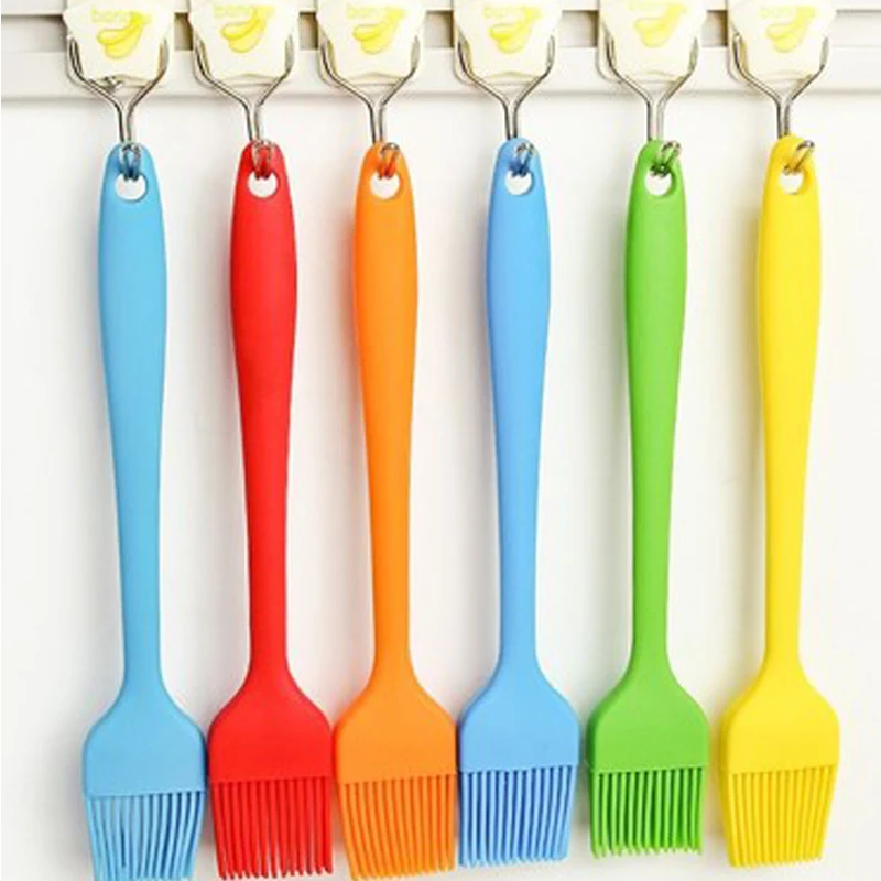 Silicone Food Basting Brushes With Grill Brush Baking BBQ Oil Brushes