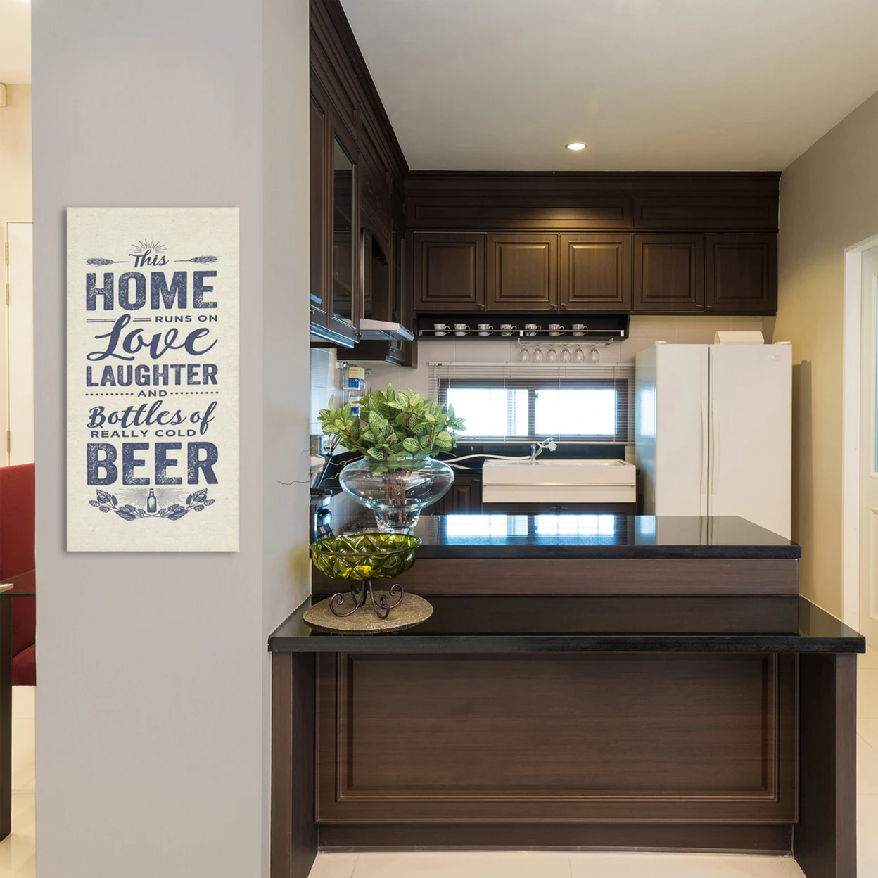 Stratton Home Decor Home, Love and Beer Wall Art (2)