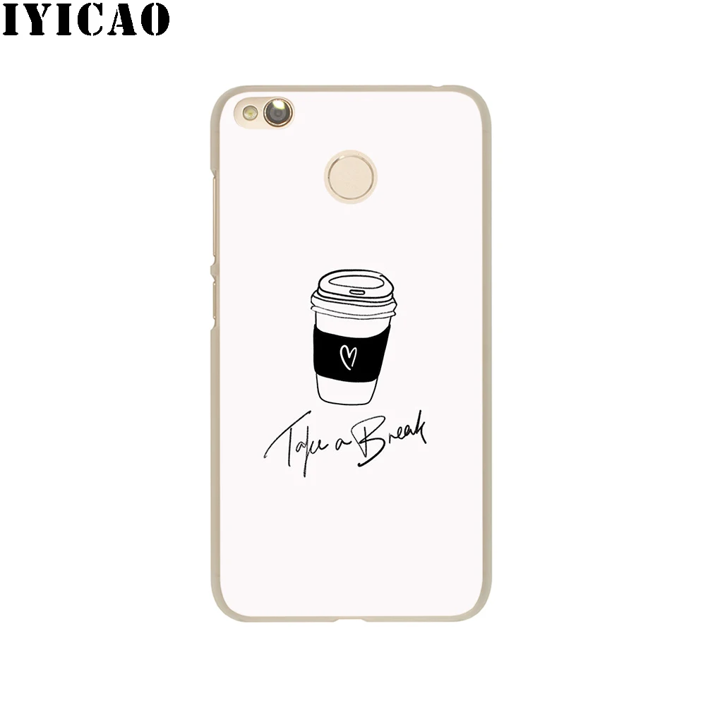 IYICAO первый кофе Жесткий Для Xiaomi Mi 5 5S 6 9 8 A2 Lite 5X Mix 2S F1 SE MAX 3 9T A3 Pro CC9E Redmi Note