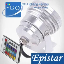 20 шт. переменного тока 12 v AC24v DC12V DC24V 10 Вт светодиодный прожектор светодиодный свет RGB для использования в грунтовых водах теплый холодный белый прожектор