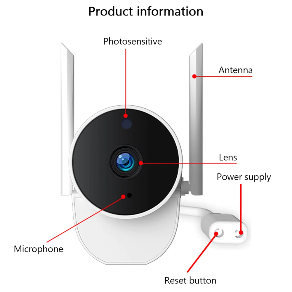 Xiaomi уличная смарт камера водонепроницаемая Xiaovv наблюдения 360 1080P WIFI высокое