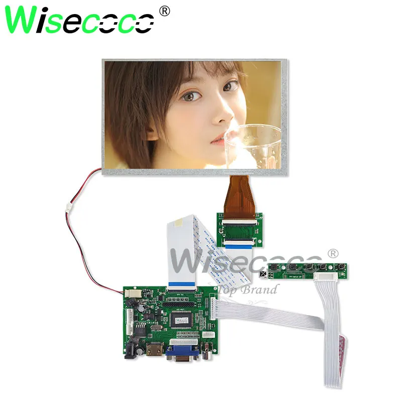 

7 inch 800*480 A070VW04 V.0 LCD display screen panel with control board for Car navigation DVD display