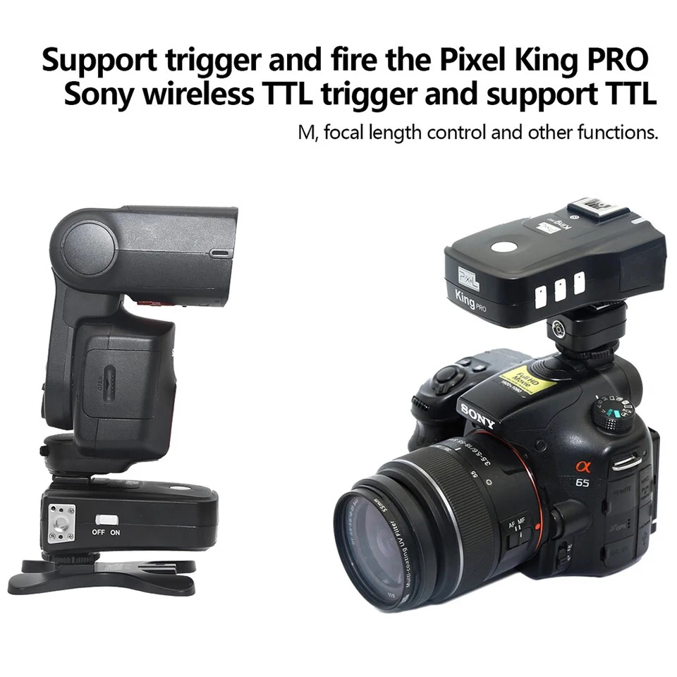 Pixel TF-336 ttl адаптер Горячий башмак конвертер с ПК порт конвертеринг для sony нормальный горячий башмак камеры использовать Mi Горячий башмак вспышки