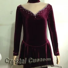 Лидер продаж Фигурное катание на льду платья для женщин спандекс красивый бренд Vogue соревнования в фигурном катании платье DR2510