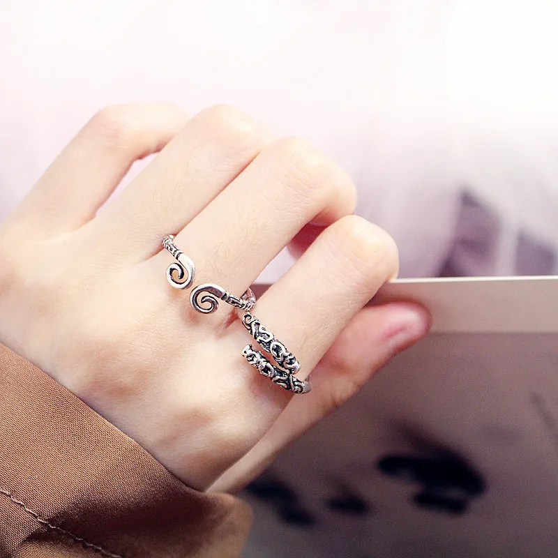 cheap Novel Pilgrimage to the West the Monkey King Headband amp; Golden Cudgel Rings for Women Men