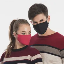 1 шт., повседневная маска для лица, Пылезащитная маска, маска против загрязнения, хлопок, PM2.5, фильтр с активированным углем, вставка может быть многоразовой пыльцы, Велоспорт, Hik