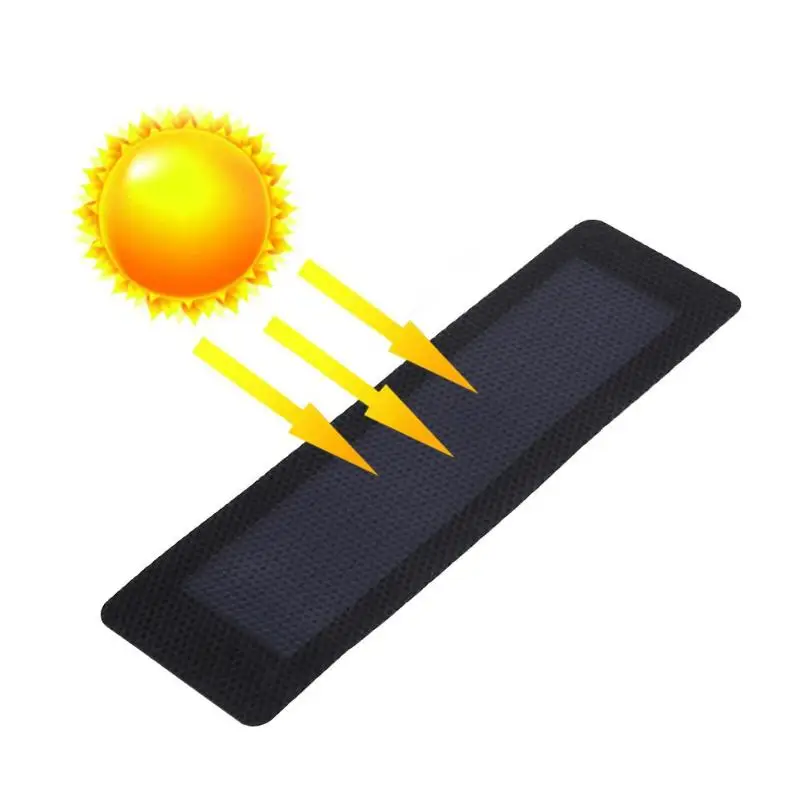 Портативная 0,5 Вт 2 в солнечная панель, водонепроницаемая тонкая пленка, Гибкая солнечная панель, зарядное устройство, мобильный внешний аккумулятор для телефона, аккумулятор высокого качества