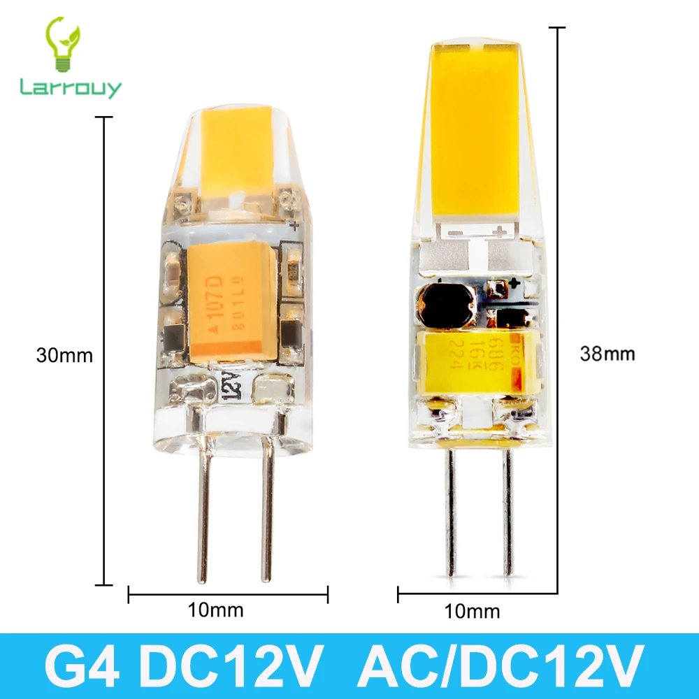 Мини G4 светодио дный светодиодные светодио дный лампы COB светодиодные лампы 3 Вт 6 Вт DC AC 12 светодио дный LED G4 COB свет затемнения 360 Угол луча