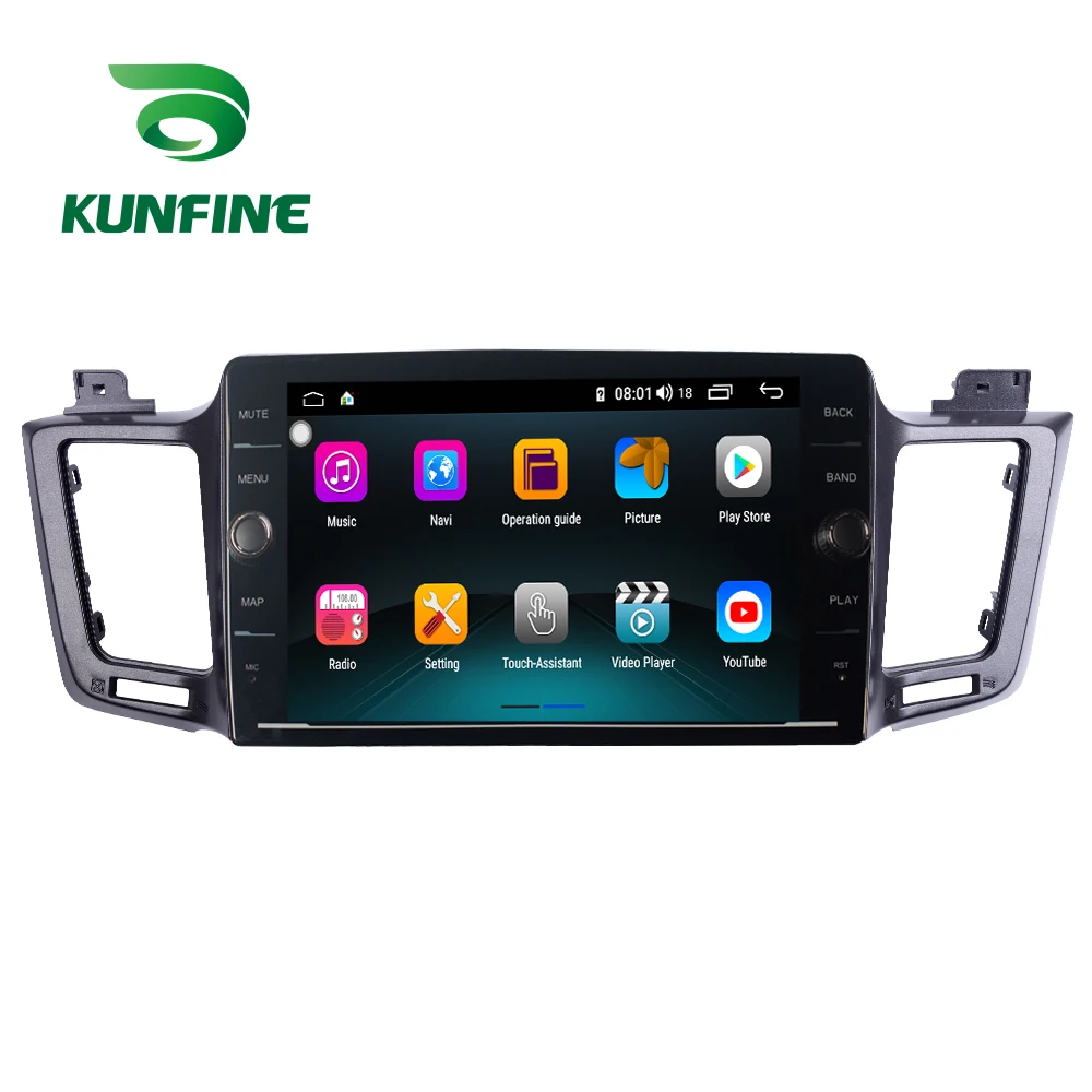 Восьмиядерный 4 Гб ОЗУ 64 ПЗУ Android 8 1 автомобильный DVD GPS плеер Deckless стерео для Toyota RAV4