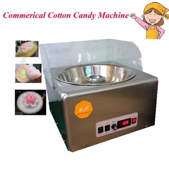

New Commercial Cotton Candy Machine Adjustable Speed Stainless Steel Electric Floss Machine GF012