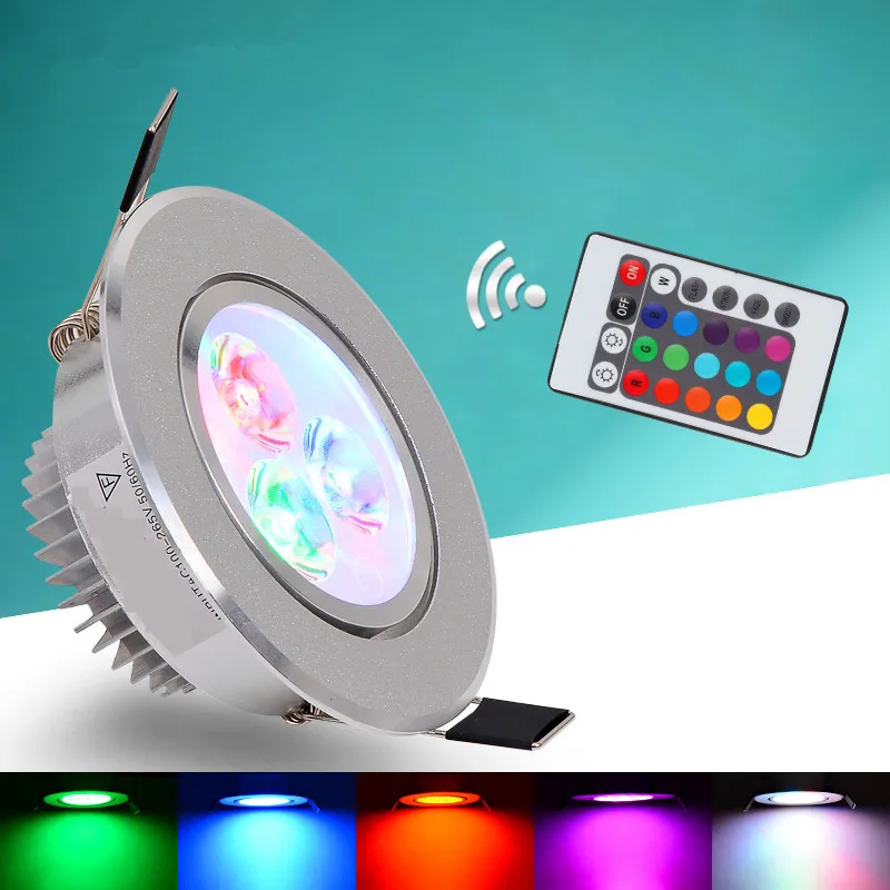 Светодиодный потолочный светильник 9 Вт RGB с пультом дистанционного управления