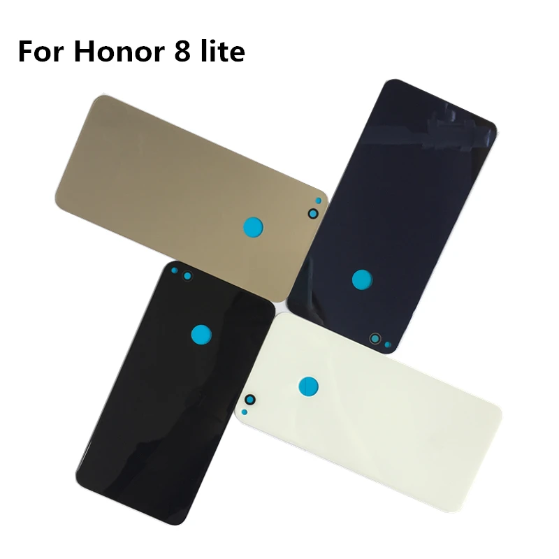 Меньше но лучше задняя крышка стекло для Huawei Honor 8 Lite батареи Корпус панель с