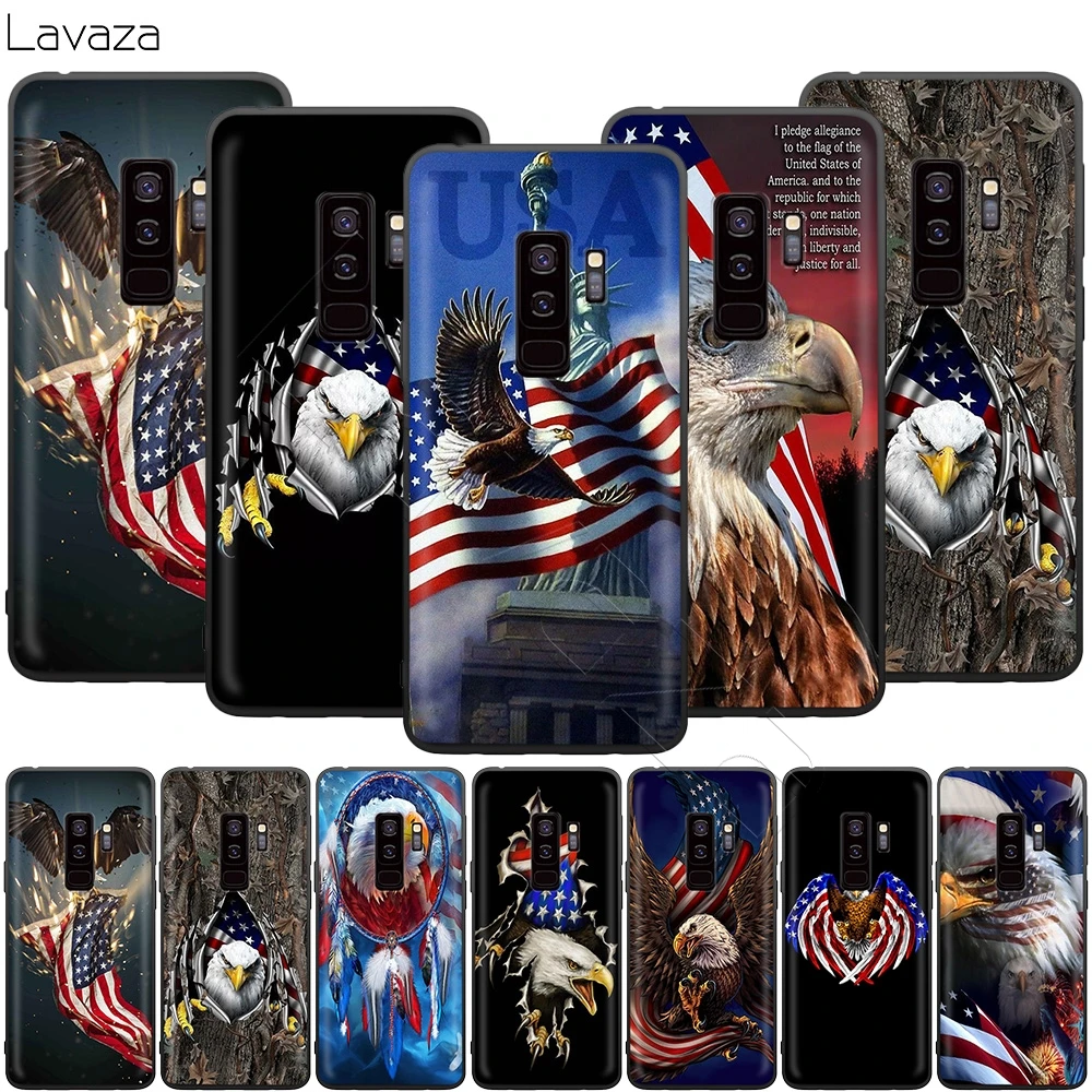 Американский орел флаг США чехол для Samsung Galaxy J6 A9 A8 A7 A70 A6 A5 A50 A40 A30 A3 A10 A51 A71 A81 A91