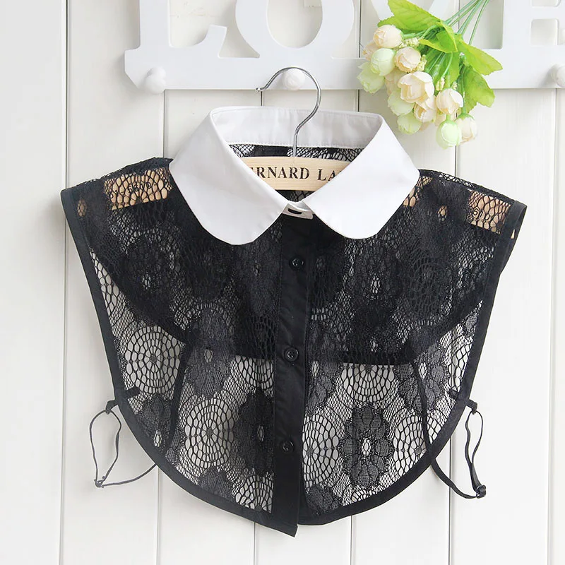 

Lace Contrast Color Women Fake Collar Detachable Collar False Collar FC28