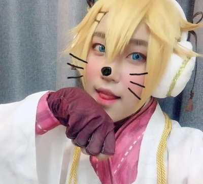 Vocaloid Kagamine Len Cosplay Costume 10th Anniversary Birthday Lovely Kimono Cosplay Costume For Men