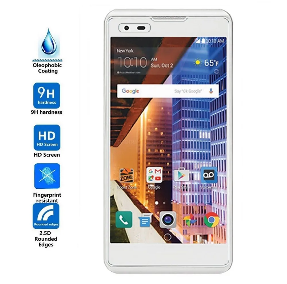 

Premium Tempered Glass Screen Protector Film Guard for LG Tribute HD LS676 Protective Glass