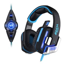 EACH G8200 Game Headphone Vibration 7.1 USB Surround Sound Gaming Headset Earphone casque with Mic LED Light for PC Gamer PS4