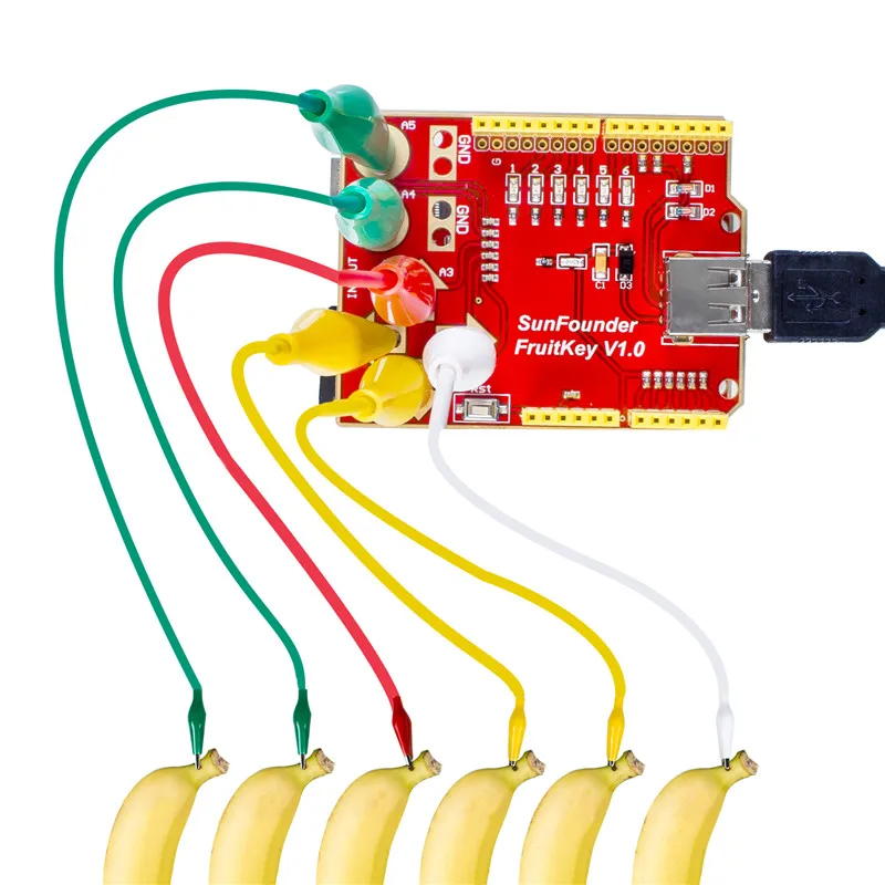 

SunFounder FruitKey USB Keyboard DIY Starter Kit Gamepad Control Handle Computer Keyboard Worked With PC Mac OS X Raspberry Pi