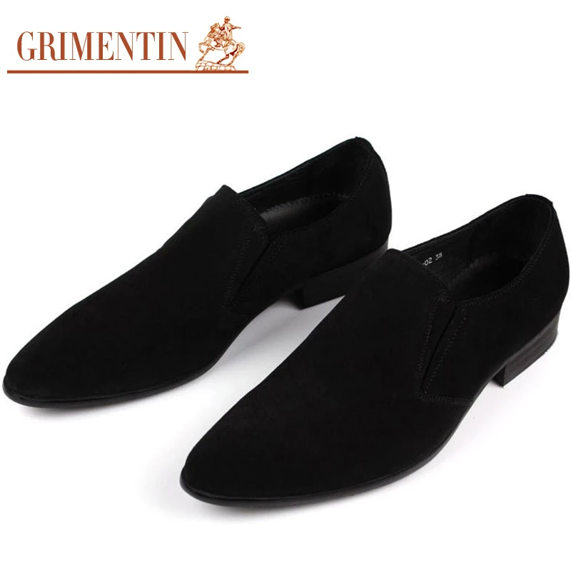 suede black dress shoes