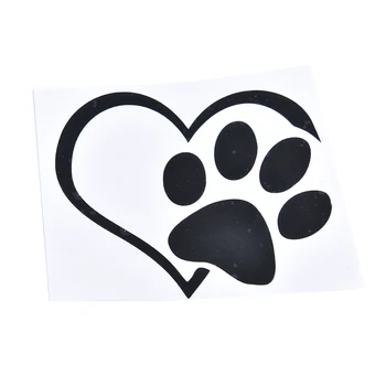 

Heart Paw Vinyl Decal car truck sticker bumper window adopt bully Heart cat dog Laptop Boat Truck AUTO Bumper Wall Graphic New