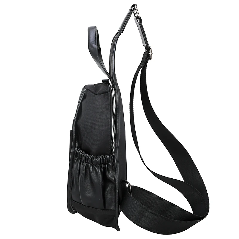 Purani السفر حزمة الصدر عارضة الرجال الرجال رسول حقائب جلدية الكتف كيس ماء حقيبة الرافعة الصدر الرجال crossbody